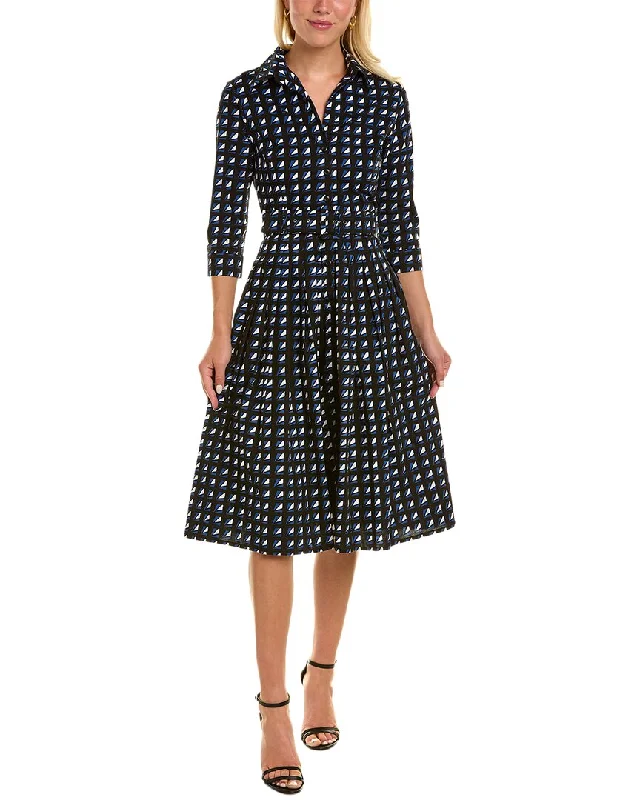 Samantha Sung Audrey Shirtdress Fashionable Women's Outfit