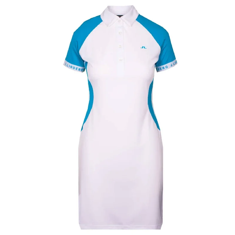 Jill Golf Dress In White Casual Attire For Women