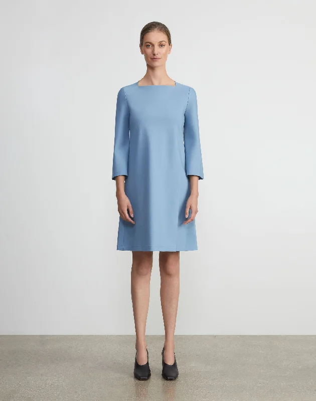 Ponti Jersey Flared Dress Sales For Clothes