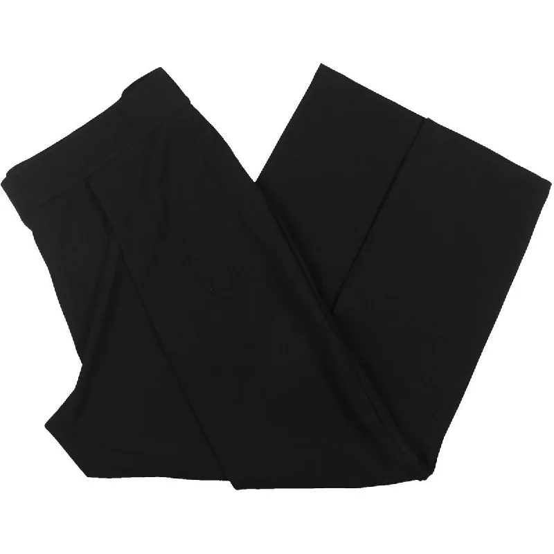 Plus Womens Drapey High Rise Wide Leg Pants Designer Women's Fashion Online