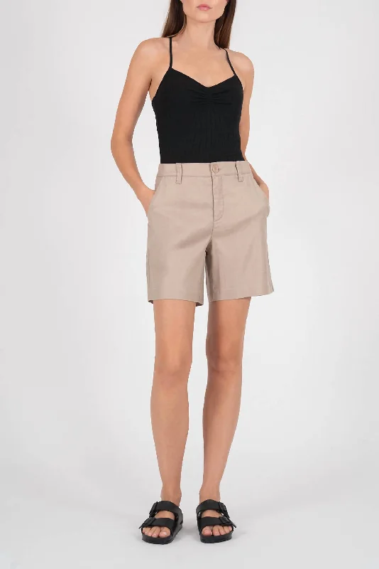 Margo Bermuda Short In Safari Best Boutiques Online