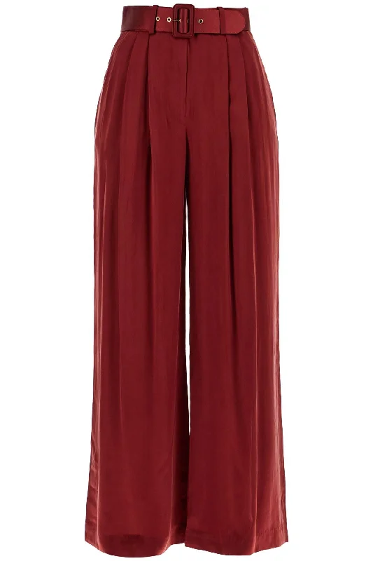 Zimmermann Women's Silk Satin Palazzo Pants In Nine Stylish Women's Clothes for Work and Play