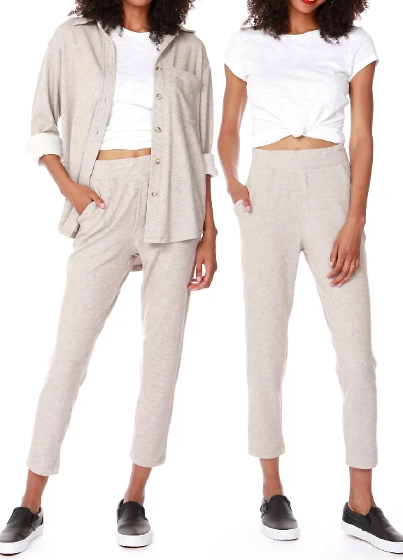 Splash Pocket Sweatpant In Tan Women's Clothing Online Sale