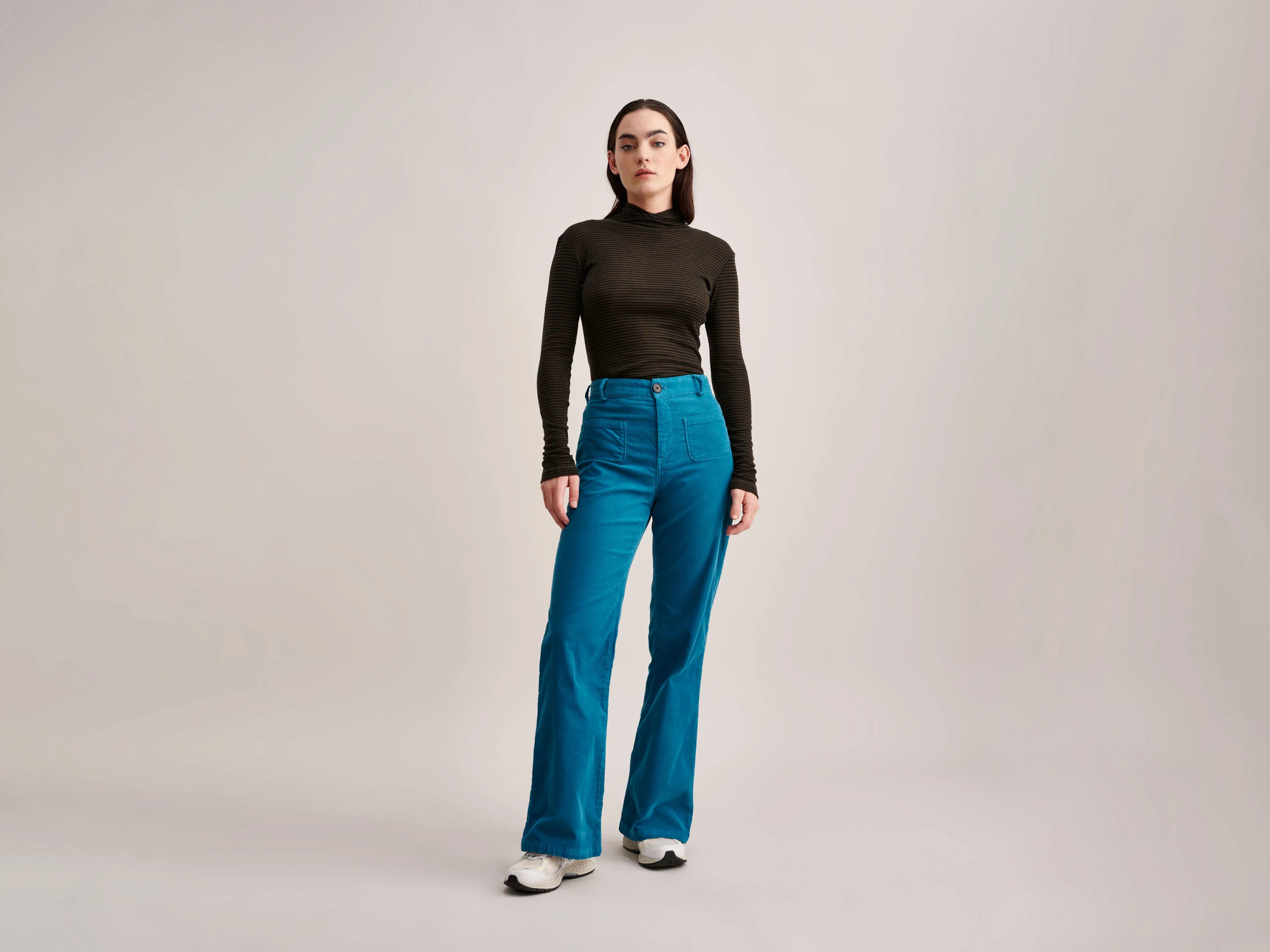 Park Trousers (232 / W / TURQUOISE) Edgy Fashion