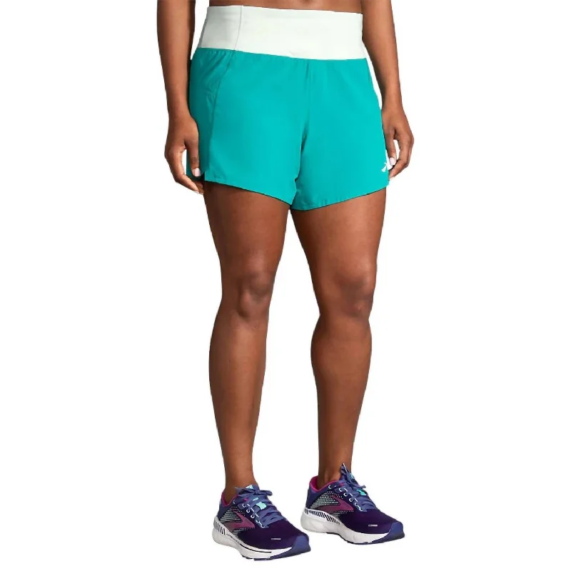 Women's Chaser 5" Short In Nile Green/cool Mint Online Clothing Stores