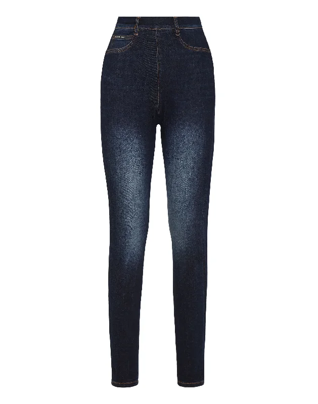 Super High Waist Jegging Zipped Women's Clothes And Apparel