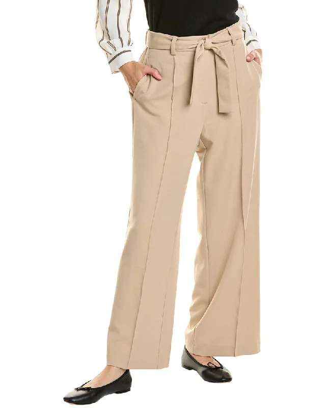 Adrianna Papell Twill Wide Leg Pant Women's Casual Clothing For Lounging