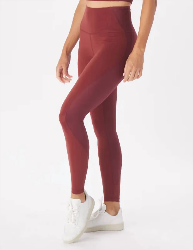 Tone Up Leggings In Cabernet Clothes Of Woman