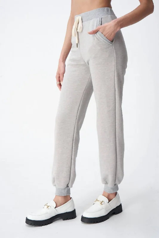 New Day Jogger In Heather Grey Women's Clothing Boutique