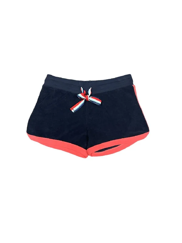 Loop Terry Dolphin Shorts In Indigo Best Online Boutiques