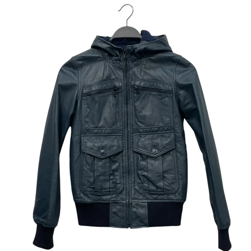 HYSTERIC GLAMOUR/Leather Jkt/FREE/Blue/Pig Skin/ Versatile Women's Clothing for All Occasions