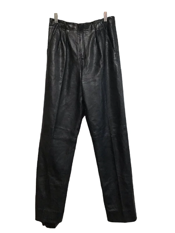 Leather Peg Trousers (28”) Fashion-Forward Women's Clothing