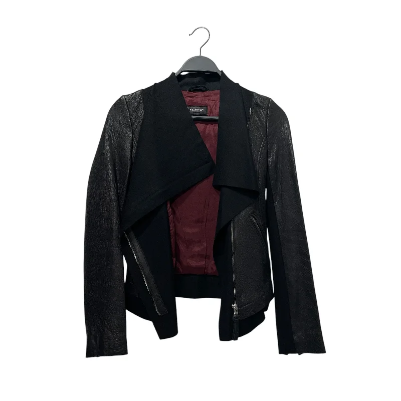 MACKAGE/Leather Jkt/XXS/Leather/BLK/wool in middle Women's Luxury Attire