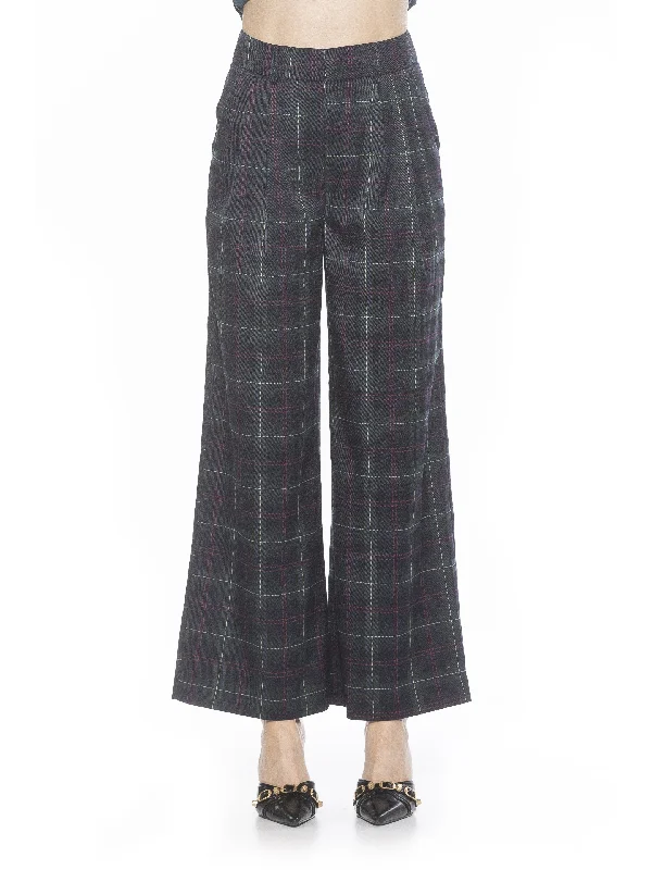 Elodie Plaid Pants Women's Activewear Attire