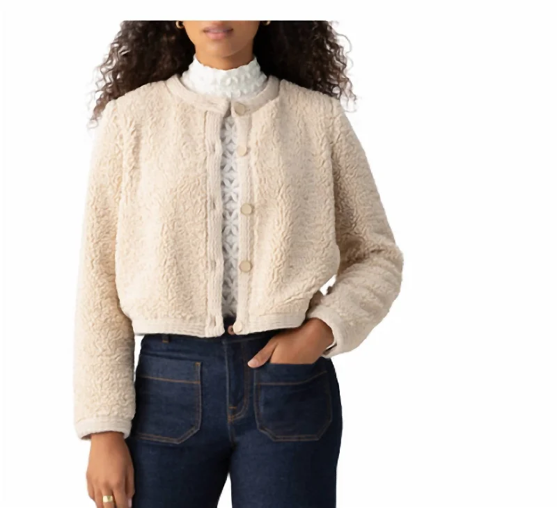 Cozy Sherpa In Cream Women's Online Clothing Boutique