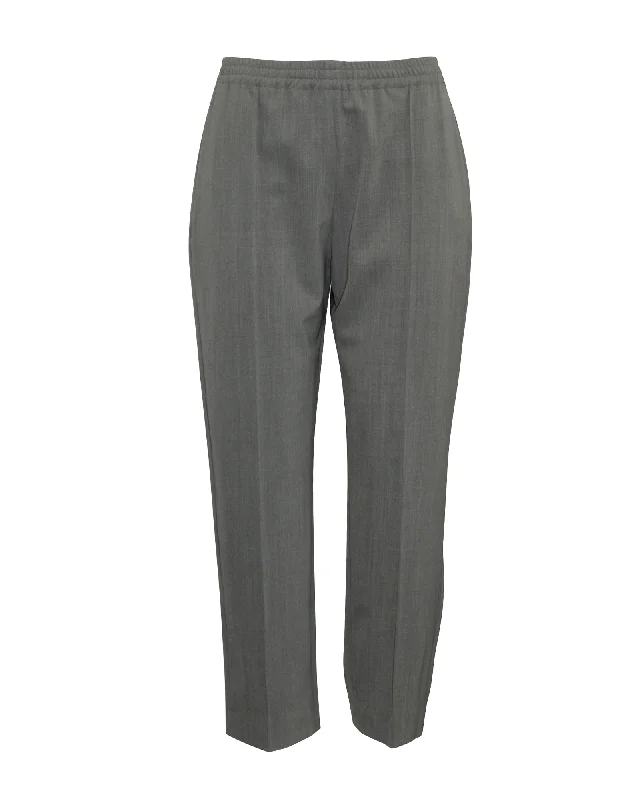 Joseph Dalton Comfort Trousers in Grey Wool Women's Athletic Outfit