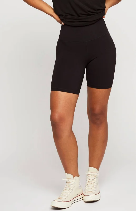 Rio Bike Shorts In Black Stylish Women's Clothes for Work and Play