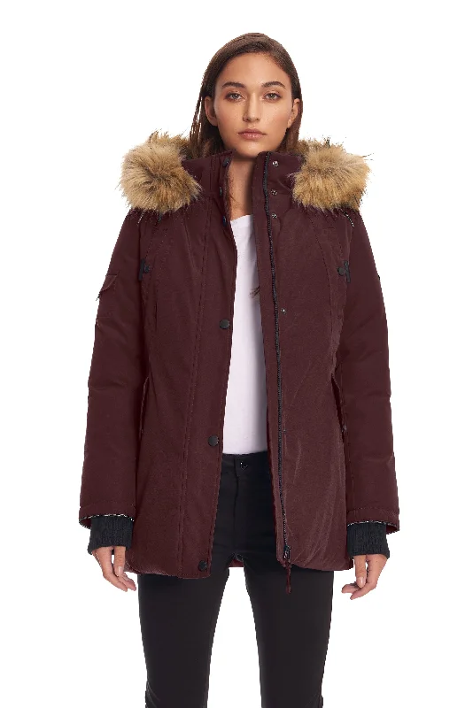 GLACIER | WOMEN'S VEGAN DOWN (RECYCLED) PARKA Women's Street Style Casual Wear