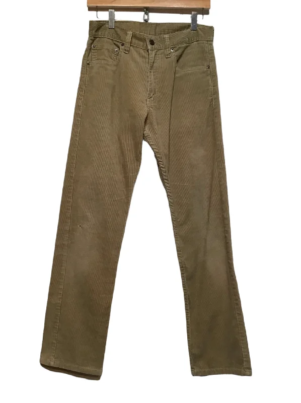 Levi Beige Cord Trousers (29” Waist) Women's Holiday Clothing