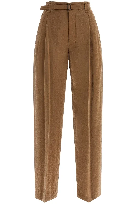 Lemaire Women's Dry Silk Pants For Men Women's Casual Wear Outfit