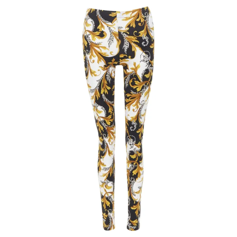 Versace Barocco floral legging pants Women's Sporty Clothes