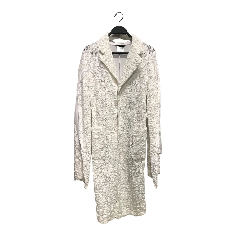 COMME des GARCONS/Coat/L/WHT/LACED RECONSTRUCTED COAT Comfortable Outfit For Women