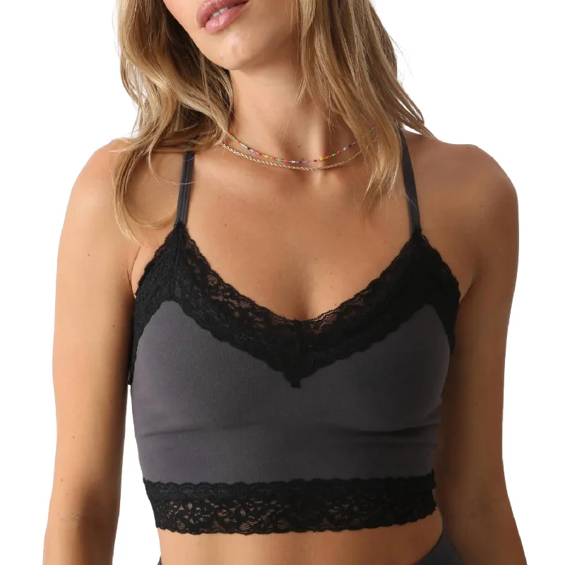 Venus Lace Bra In Vintage Onyx Women's Outfit