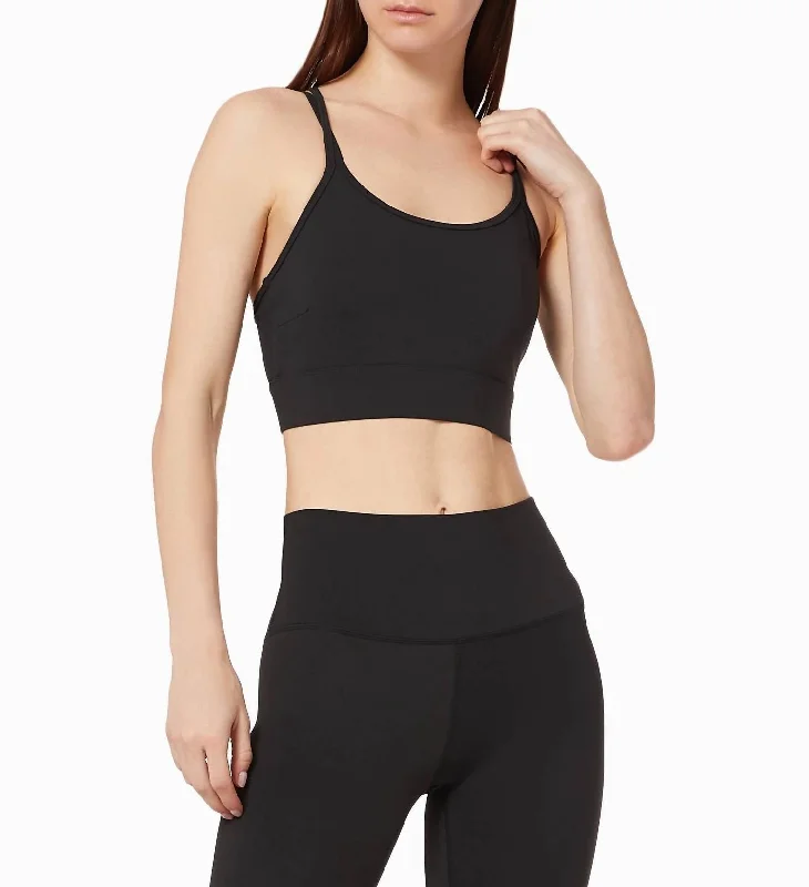 Frances Sports Bra In Black Stylish Loungewear for Women