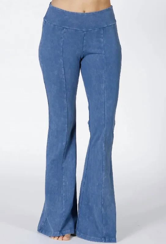 New Era Pants In Light Denim Plus-Size Women's Clothing