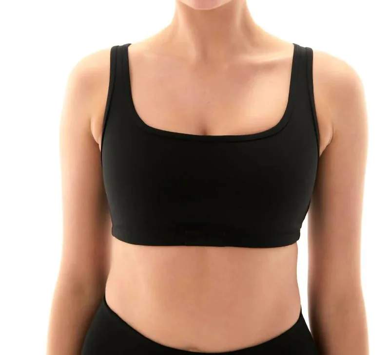 Amplify Sports Bra In Black Online Boutique Stores