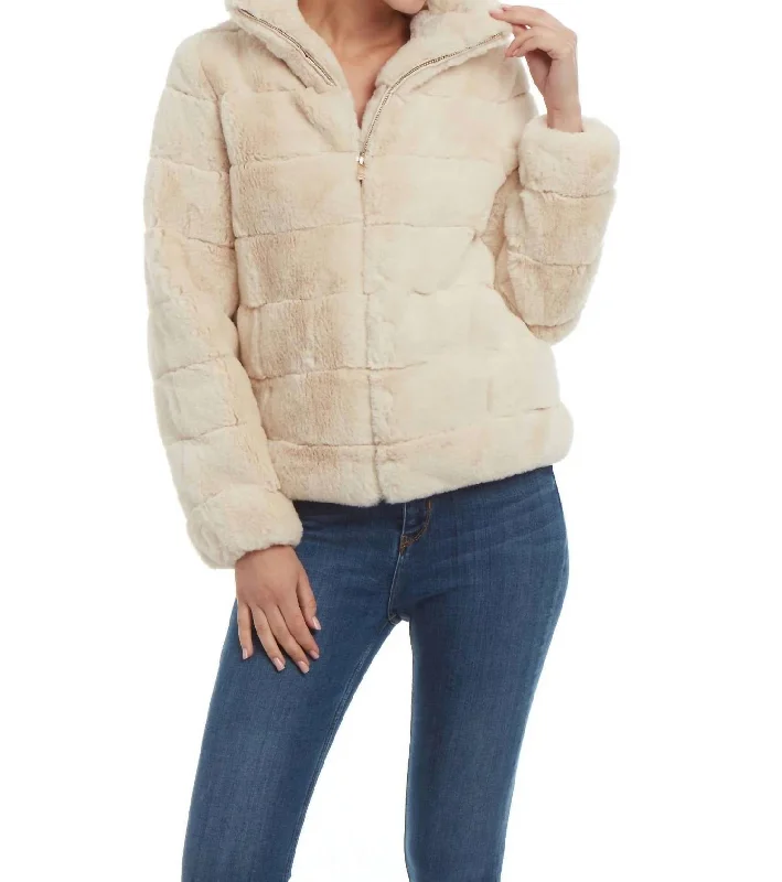 Lulu Jacket In Cream Women's Apparel And Garments