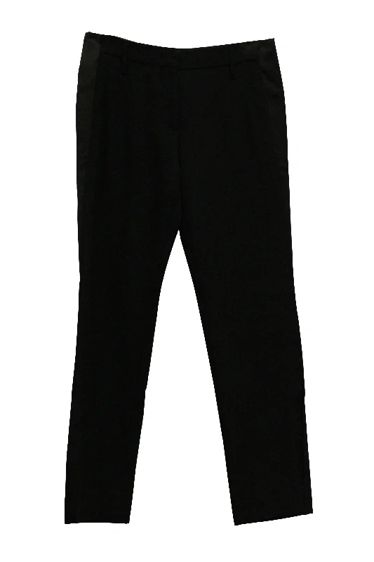 Prada Tailored Pants in Black Wool Women's Online Boutique