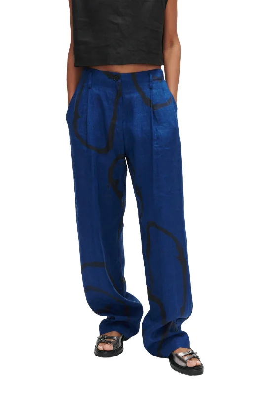 Belhurst Pant In Navy Women's Comfy Attire For Lounging