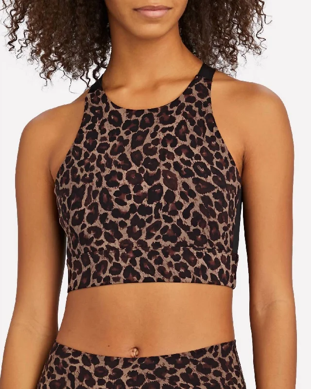 Sherman Sports Bra In Tort Leopard Casual Dresses for Women