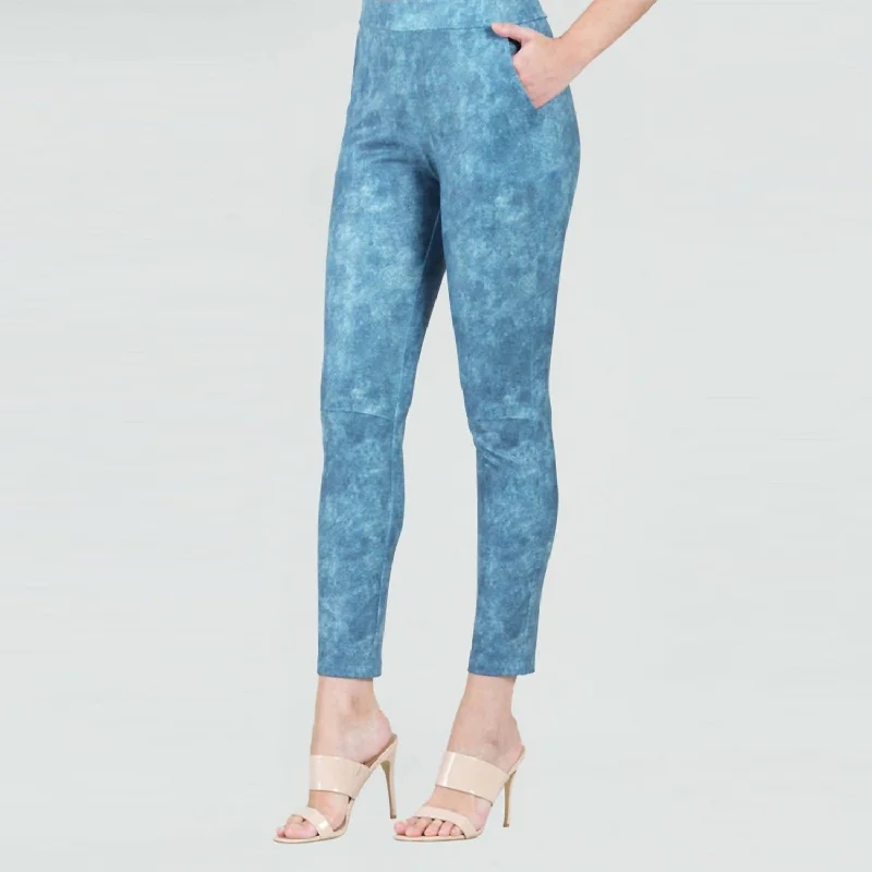 Blue Snakeprint Legging Clothing Store