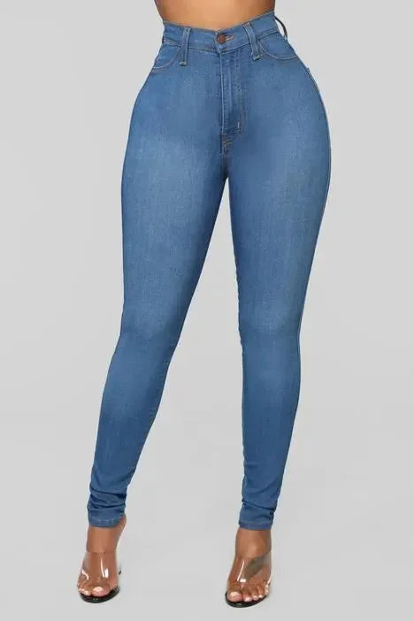 Women High Waist Skinny Jeans Timeless Women's Apparel