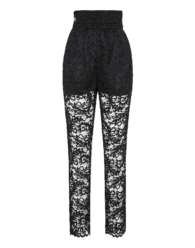 Long Trousers Lace Women's Trendy Casual Clothes