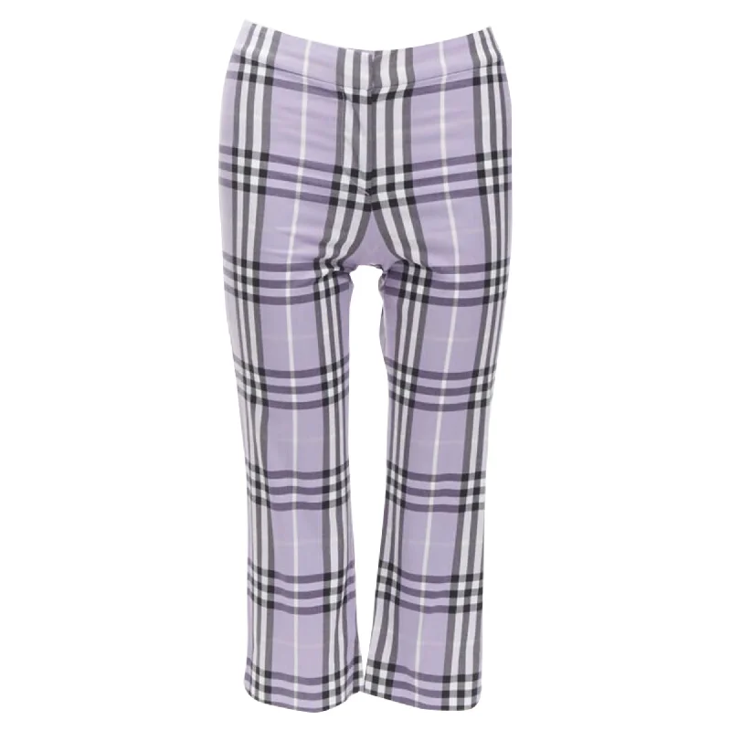 Burberry London Check cropped pants Chic Clothing For Women