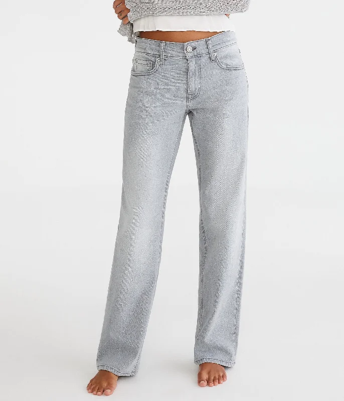 Aeropostale Low-Rise Baggy Jean Clothes For Women