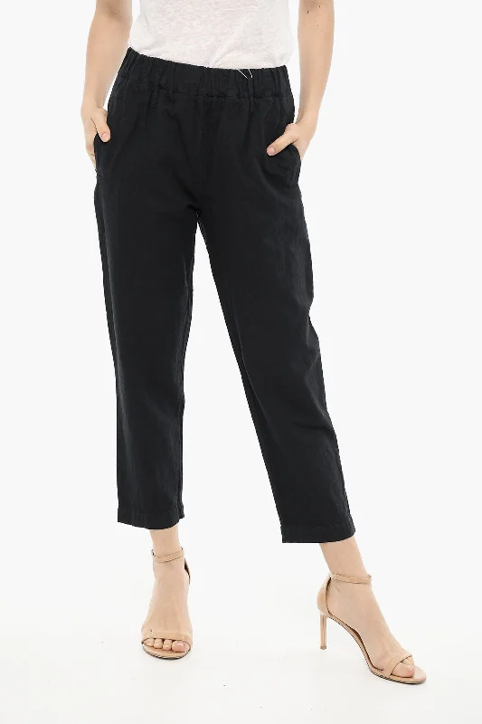 Woolrich Cotton And Linen Pants with Drawstring Waist Affordable Women's Clothing Online