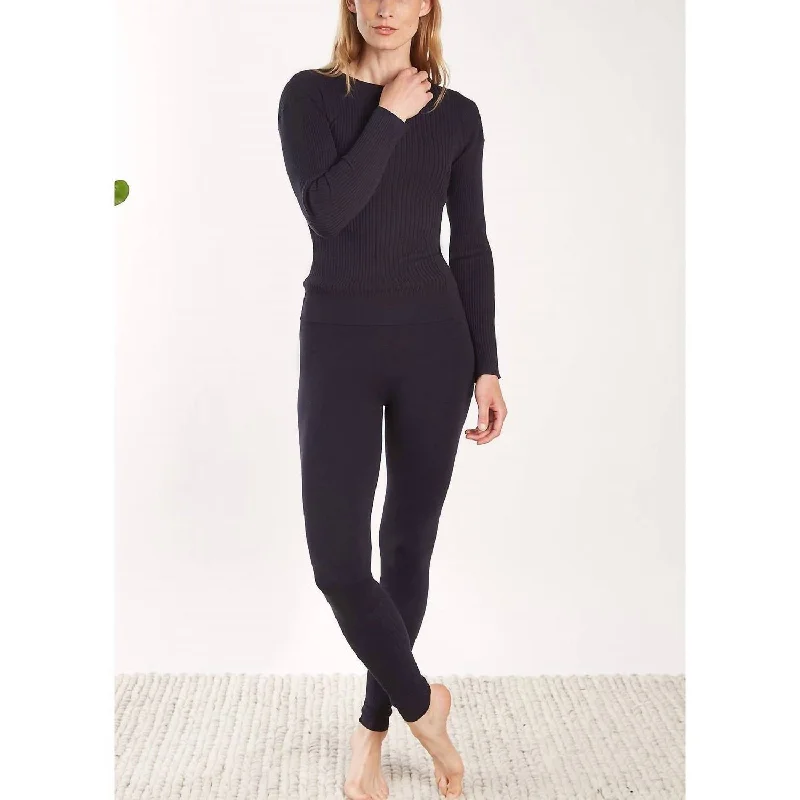 Perry Leggings In Midnight Outlet Clothing