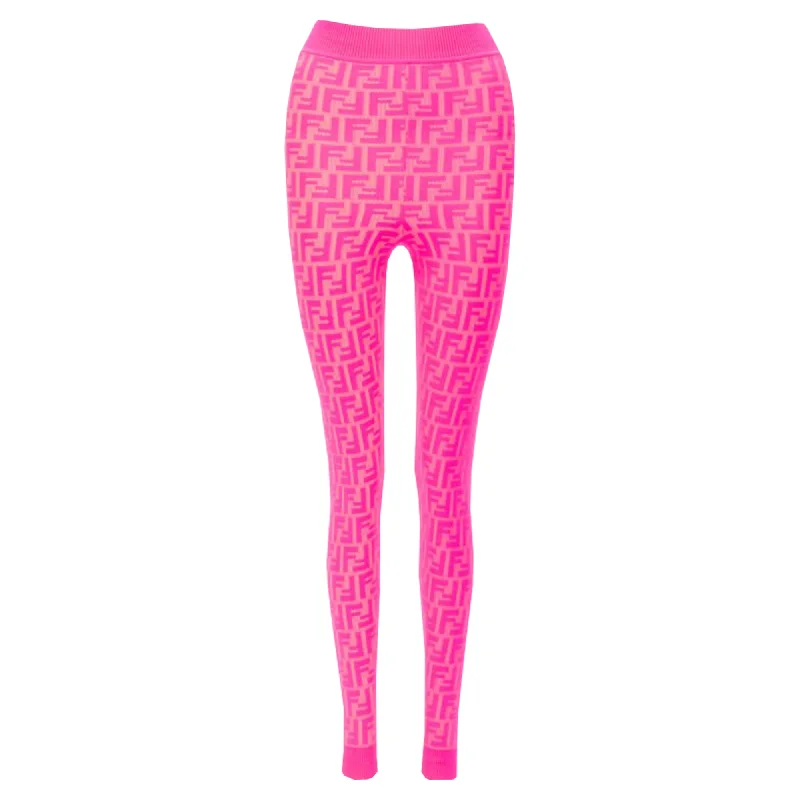 Fendi Prints On neon Zucca legging Vintage Clothing For Women