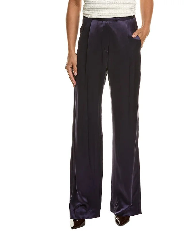 THE SEI Silk Wide Leg Pant Outfits Ideas