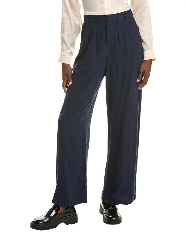 Sadie & Sage Sandy Cove Pleated Linen-Blend Pant Trendy Boutique Online