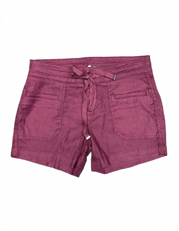 Vera Lounge Short In Dark Orchid Women Clothes