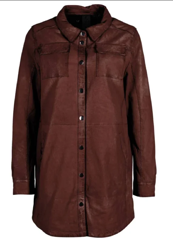 Women's Mahi Leather Jacket In Brown Women's Seasonal Garments