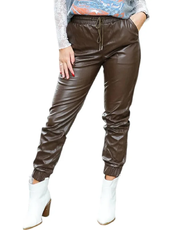 Runaway Forever Pants In Brown Clothing For Women