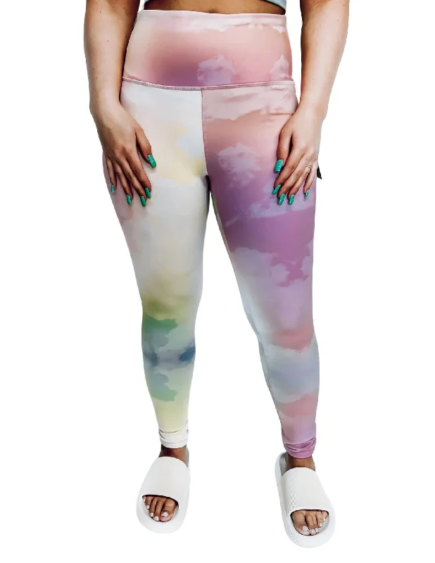 Full Length Legging In Rainbow Cloud Sale On Sale