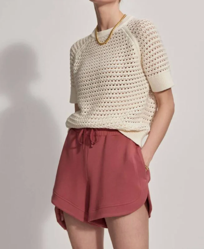 Ollie High-Rise Shorts In Withered Rose Seasonal Women's Fashion Trends