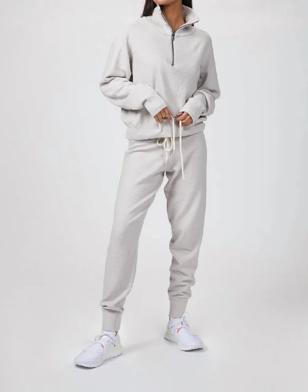 Alice Knit Sweatpants In Cobweb Silver Holiday Gift Guide Sale